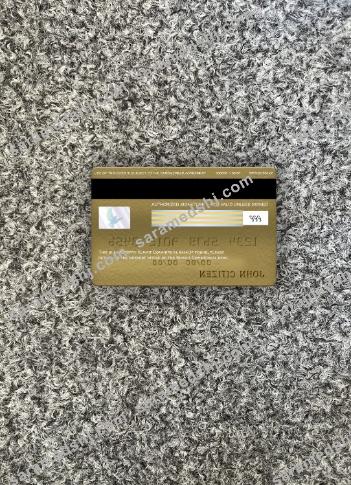 Kuwait Commercial Bank visa gold card visa gold card 2 photolook back